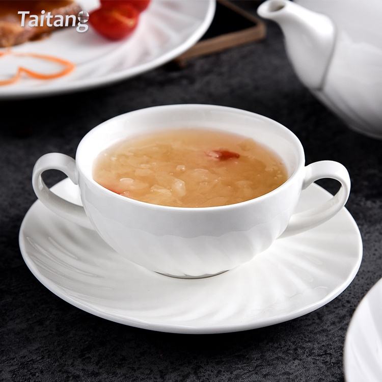 旋風系列-純白陶瓷餐具